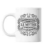 Mug Webmaster Le Mythe la Légende blanc - Planetee