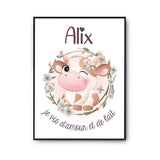 Affiche Alix Amour et Biberon de Lait Vache - Planetee