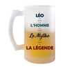 Chope de bière Léo Mythe Légende - Planetee