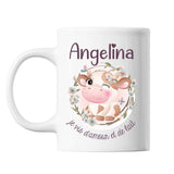 Mug Angelina Amour et Biberon de Lait Vache - Planetee