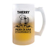 Chope de bière Thierry Prénom Pilier de Bar - Planetee