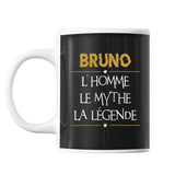 Mug Bruno Prénom Mythe Légende - Planetee