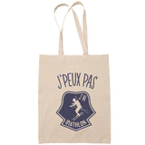 Sac Tote Bag J'peux pas Biathlon beige - Planetee
