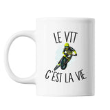 Mug Vtt c'est la vie Cycliste - Planetee