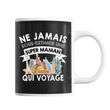 Mug Maman voyage Mère Voyageuse Backpacker - Planetee