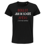 T-shirt femme Jeux de Société C'est ma Routine - Planetee