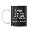 Mug prénom Laure cadeau départ retraite - Planetee