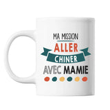 Mug Ma mission Chiner avec Mamie - Planetee