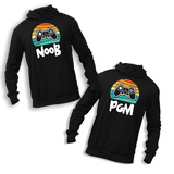 Sweat à capuche couple PGM NOOB version femme - Planetee