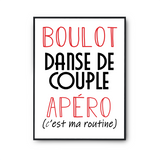 Affiche Danse de Couple C'est ma Routine - Planetee