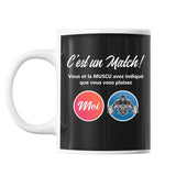 Mug Muscu C'est un Match - Planetee