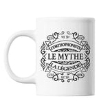 Mug Orthophoniste Le Mythe la Légende blanc - Planetee