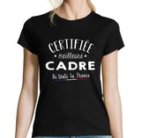 T-shirt femme Cadre Meilleure de France - Planetee