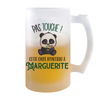 Chope de bière Marguerite Pas Touche Panda - Planetee