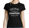 T-shirt femme Chanteuse Meilleure de France - Planetee