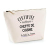 Trousse Cheffe de cuisine certifiée meilleure dans toute la france| Pochette Toilette Maquillage - Planetee