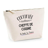 Trousse Cheffe de cuisine certifiée meilleure dans toute la france| Pochette Toilette Maquillage - Planetee