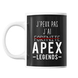 Mug J'peux pas j'ai Apex Legends - Fortnite 2 - Planetee