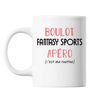 Mug Fantasy Sports C'est ma Routine Blanc - Planetee