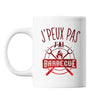 Mug Barbecue j'peux pas Blanc - Planetee
