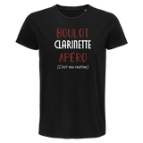 T-shirt homme Clarinette C'est ma Routine - Planetee