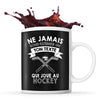 Mug personnalisable Hockey Prénom Métier Age tasse pour Hockeyeur - Planetee