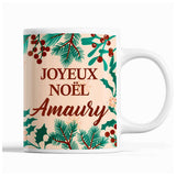 Tasse Noël Amaury Beige - Planetee