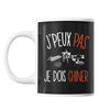 Mug Chiner j'peux pas Noir - Planetee