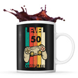 Mug 50 ans Level Complete Gamer - Planetee