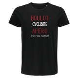 T-shirt homme Cyclisme / Vélo C'est ma Routine - Planetee