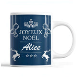 Tasse Noël Alice Bleu - Planetee