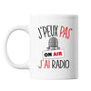 Mug Radio j'peux pas Blanc - Planetee