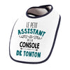 Bavoir bébé garçon Le Petit Assistant de la Console de Tonton - Planetee