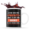 Mug noir Parfaite Mamie - Planetee