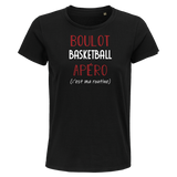 T-shirt femme Basketball C'est ma Routine - Planetee