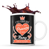 Mug noir Princesse Mamy - Planetee
