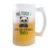 Chope de bière Théo Pas Touche Panda - Planetee