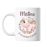 Mug Mélina Amour et Biberon de Lait Vache - Planetee