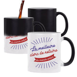 Mug magique Clerc de notaire Femme Meilleure de France | Tasse Métier imprimée en France - Planetee