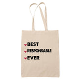 Sac Tote Bag Best Responsable Ever - Planetee