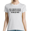 T-shirt Femme Kaamelott Arrêtez de dire des trucs - Planetee