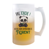 Chope de bière Florent Pas Touche Panda - Planetee