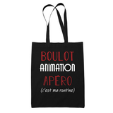 Sac Tote Bag Animation C'est ma Routine - Planetee