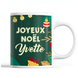 Tasse Noël Yvette Vert - Planetee