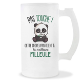 Chope de bière Filleule Pas Touche Panda - Planetee