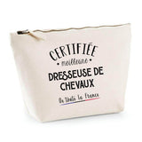 Trousse Dresseuse de chevaux certifiée meilleure dans toute la france| Pochette Toilette Maquillage - Planetee