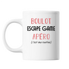 Mug Escape Game C'est ma Routine Blanc - Planetee