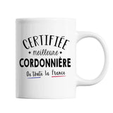 Mug Femme Cordonnière Meilleure de France | Tasse Blanc métier - Planetee