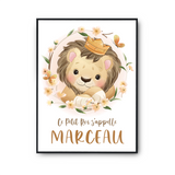 Affiche Marceau bébé Lion Roi - Planetee