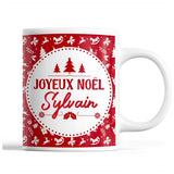 Tasse Noël Sylvain Rouge - Planetee